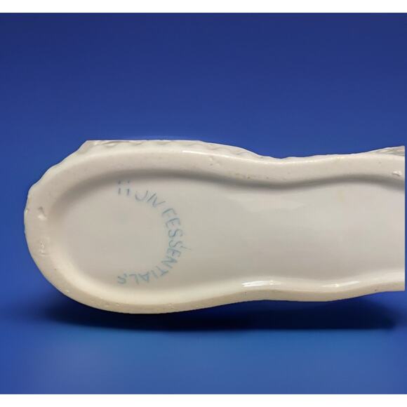 Home Essentials White Porcelain Flatware Caddies 3 Pc Set Spoon Fork Knife JAPAN - Picture 4 of 6